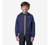 Giacca anti vento con cappuccio e cerniera Claude Blu 6 anni - 114 cm Tinta unita