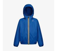 Giacca anti vento con cappuccio e cerniera Claude Blu 6 anni - 114 cm Tinta unita