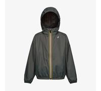 Giacca anti vento con cappuccio e cerniera Claude Verde 8 anni - 126 cm Tinta unita