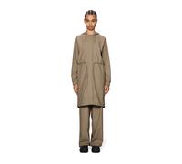 Giacca anti vento media lunghezza con cappuccio STRING W PARKA Beige L Tinta unita