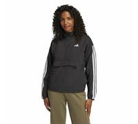 Giacca anti vento Woven Essentials 3-Stripes Nero S Tinta unita