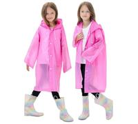 Giacca antipioggia Bambino. Giacca impermeabile da bambina impermeabile. Altezza bambino o ragazza tra 110 e 150 cm. Per bambini dai 6 agli 11 anni circa. Strato piovoso. Poncho Pioggia. Raincoat