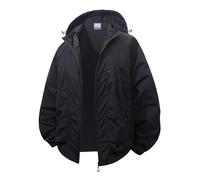 Giacca Antipioggia Impermeabile Compact Pack Away Donna,Giubbotto Uomo Giacca a Vento Primavera Estate Casual Impermeabile Giubbino con Cappuccio Antivento Softshell,Pratico