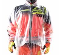 GIACCA ANTIPIOGGIA IMPERMEABILE TRASPARENTE MOTO ACERBIS RAIN 3.0 TAGLIA S-M