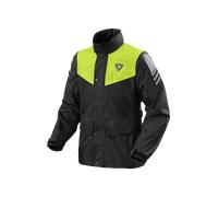 Revit Nitric 4 H2O Giacca antipioggia moto, nero/giallo, Taglia M