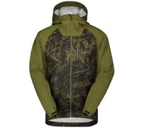 Giacca antipioggia MTB Trail Storm WP oliva/nero L