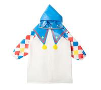 Giacca antipioggia per bambini, mantello leggero, poncho antipioggia con cappuccio, impermeabile, giacca antipioggia per bambini, mantello per escursionismo, ciclismo, arrampicata, campeggio, blu