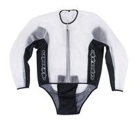 Alpinestars Racing, giacca antipioggia 3XL male Trasparente/Nero