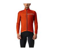 Castelli Squadra Stretch Jacket Arancione S Uomo Fiery Red / Dark Grey
