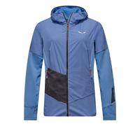 Giacca antivento con cappuccio da donna Salewa Pedroc Bleu 2XS
