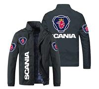 Giacca antivento da uomo - SCANIA Cappotto autunno e inverno Zip Up Outwear Giacche a vento in cotone - regalo del festival-A1||S