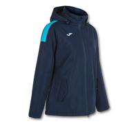 Joma Giacca trivor, Blu Navy/Turchese Fluo, XL Unisex-Adulto
