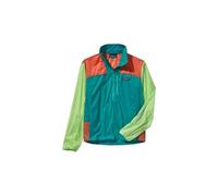 Giacca antivento patagonia houdini stash 1 2 zip donna verde blu