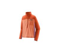 Giacca antivento patagonia houdini stash 1 2 zip orange donna