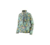 Giacca antivento patagonia houdini stash 1 2 zip verde donna