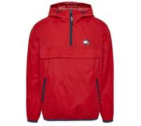 Giacca Antivento Tommy Jeans Antivento Piegabile Foldable Rosso Nylon Riciclato