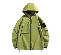 Giacca Antivento Uomo Casual Leggero JacketAll'aperto Aviatore Maniche Lunghe Collo da Baseball Pratica Mezza Stagione Giubbotto Moto Sportivo per attività All'Aperto