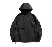 Giacca Antivento Uomo Casual Leggero JacketAll'aperto Aviatore Maniche Lunghe Collo da Baseball Pratica Mezza Stagione Giubbotto Moto Sportivo per attività All'Aperto