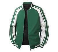Giacca Antivento Uomo,Casual Leggero JacketAll'aperto Comodo Casual Giubbino Elegante Confortevole vestibilità Normale a Baseball Y2k Hiphop Arrampicata Abbigliamento da Trekking