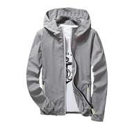 Giacca Antivento Uomo,Giacca Militare Leggera Mezze Stagioni Giubbino Elegante Confortevole da Mezza Stagione Giubbotto Softshell Bomber per Il Tempo Libero