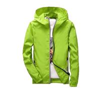 Giacca Antivento Uomo,Giacca Militare Sport Tinta Unita Casual Leggero Jacket Giacchetta Pratica per Le Mezze Outwear alla Moda Arrampicata Abbigliamento da Trekking