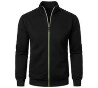 Giacca Antivento Uomo Giacche Taglie Forti Comodo Casual Giubbino Collo da Baseball Pratica Mezza Stagione Invernale Leggero Giubbotto Arrampicata Abbigliamento Trekking