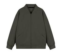 Giacca Antivento Uomo,Giacche Uomo Taglie Forti Sport Tinta Unita Elegante Confortevole da Mezza Stagione Giubbotto Softshell Bomber per Il Tempo Libero