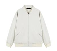 Giacca Antivento Uomo,Giacche Uomo Taglie Forti Sport Tinta Unita Elegante Confortevole da Mezza Stagione Giubbotto Softshell Bomber per Il Tempo Libero