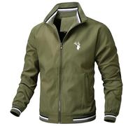 Giacca Antivento Uomo Leggera Taglie Forti Militare Sport Tinta Unita Casual Leggero Jacket Giacchetta Pratica per Le Mezze Giubbotto Softshell Bomber Il Tempo Libero