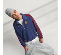 Giacca AS Roma Terrace Icons Mezza Zip Dark Blue / Crew Yellow XL