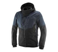 Ixon Asgard Parka Tessile per Motociclette impermeabile, nero/blu, Taglia M