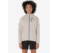 Impermeabile da donna Asics Fujitrail Elite Blanc L