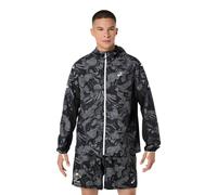 Giacca ASICS Fujitrail Packable Nero Grigio, Taglia S