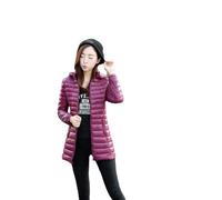 Giacca Autunnale Imbottita In Cotone Da Donna Giacca Imbottita Slim Di Media Lunghezza Con Colletto Rialzato Trench Con Cappuccio