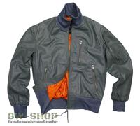 Mil-Tec BW Aviator, giacca in pelle 48 male Grigio