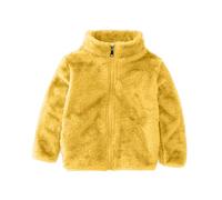 Giacca Bambini Tinta unita in Peluche con Zip Maniche Lunghe Termica Casual Leggero e Morbido Gilet Invernale Caldo Senza Maniche Piumino Comodo Unisex Capispalla Casual per Bambini