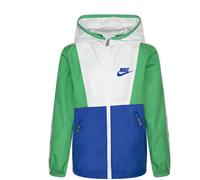 Giacca Bambino Antivento Nike Color Block - Verde/Bianco/Blu