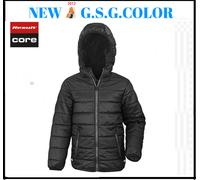 Giacca BAMBINO RAGAZZO da 2 a 14 anni Giacca imbottita e cappuccio Junior Youth