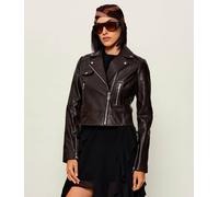 Giacca Biker New Sensibile in nappa Pinko - 38