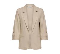 Giacca blazer con maniche a 3/4 Beige 38 (IT) - 34 (FR) Tinta unita