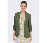 Giacca blazer con maniche a 3/4 Verde 46 (IT) - 42 (FR) Tinta unita