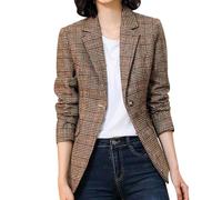 Giacca Blazer Donna con Design Casual per Autunno e Inverno, Taglio Moderno e Tessuto Morbido, Perfetta per Stile Informale e Lavoro, Maniche Lunghe e Confortevole, Ideale per Tutto il Giorno