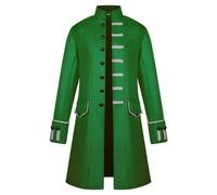 Giacca Blazer Gotica Da Uomo Steampunk Tuxedo Cappotto Medievale Outwear Frac