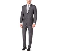 Giacca Blazer Stretch A Due Bottoni Marc Anthony Uomo, Grigio, 48 Lungo