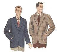 Giacca Blazer Su Misura Da Uomo Anni '50 - Girotorace=40" (102cm)