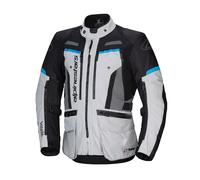 Alpinestars Bogota Pro Drystar® impermeabile Moto Tessile Giacca, Grigio/blu chiaro, Taglia 3XL