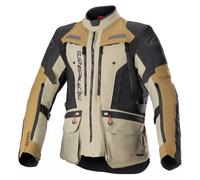 Alpinestars Bogotá Pro, giacca tessile Drystar XL male Nero/Beige/Marrone Chiaro