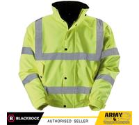 Giacca Bomber Hi Vis Blackrock Con Fodera In Pile E Alta Visibilità Calda