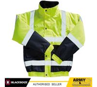 Giacca Bomber Hi Vis Blackrock Con Fodera In Pile E Alta Visibilità Calda