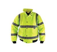 Giacca Bomber Hi-Vis Gialla Impermeabile Con Cappuccio XL 48in